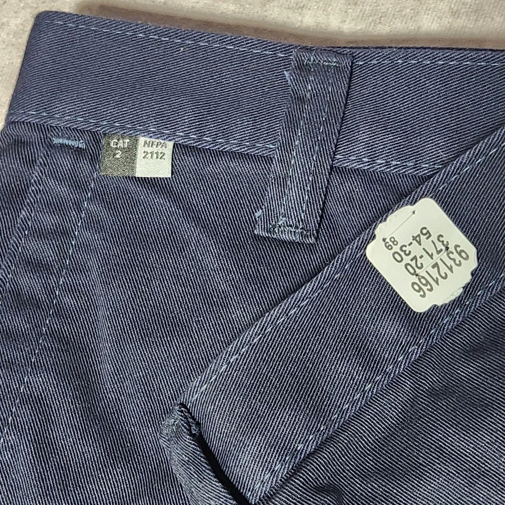 men's CARHARTT FR Navy Blue Flame Fire Resistant Cheyenne‎ Twill Pants 54x30 New